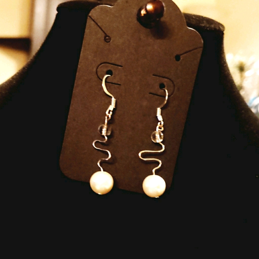 Handmade drop earrings